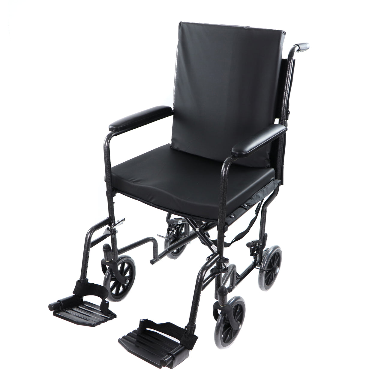 Coussin Pour Fauteuil Roulant Avec Support Lombaire Ensemble Vue Installés Sur Un Fauteuil Roulant Pour Personnes Âgées