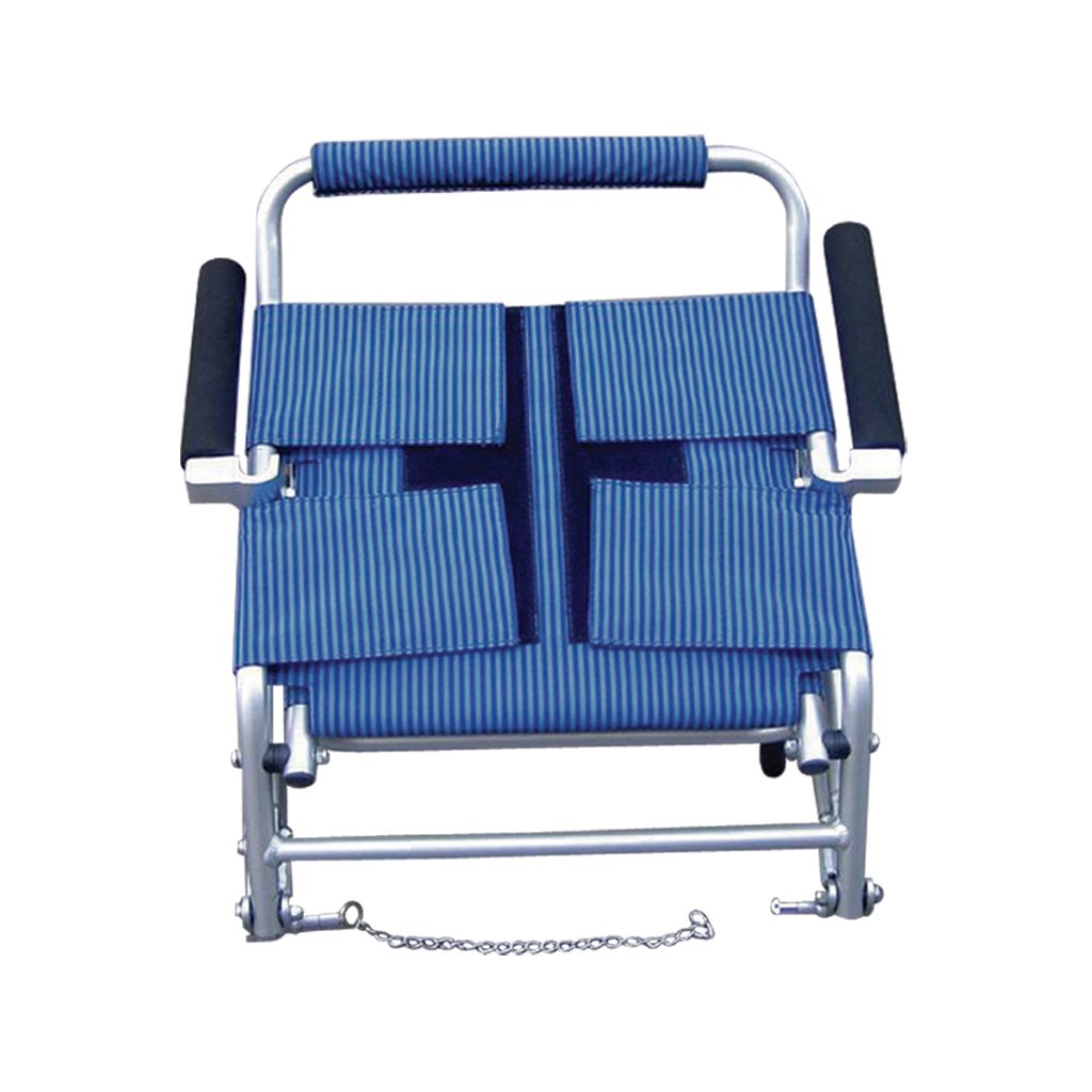 Fauteuil Roulant Léger Pour Le Voyage Pour Avion Vue Pliée