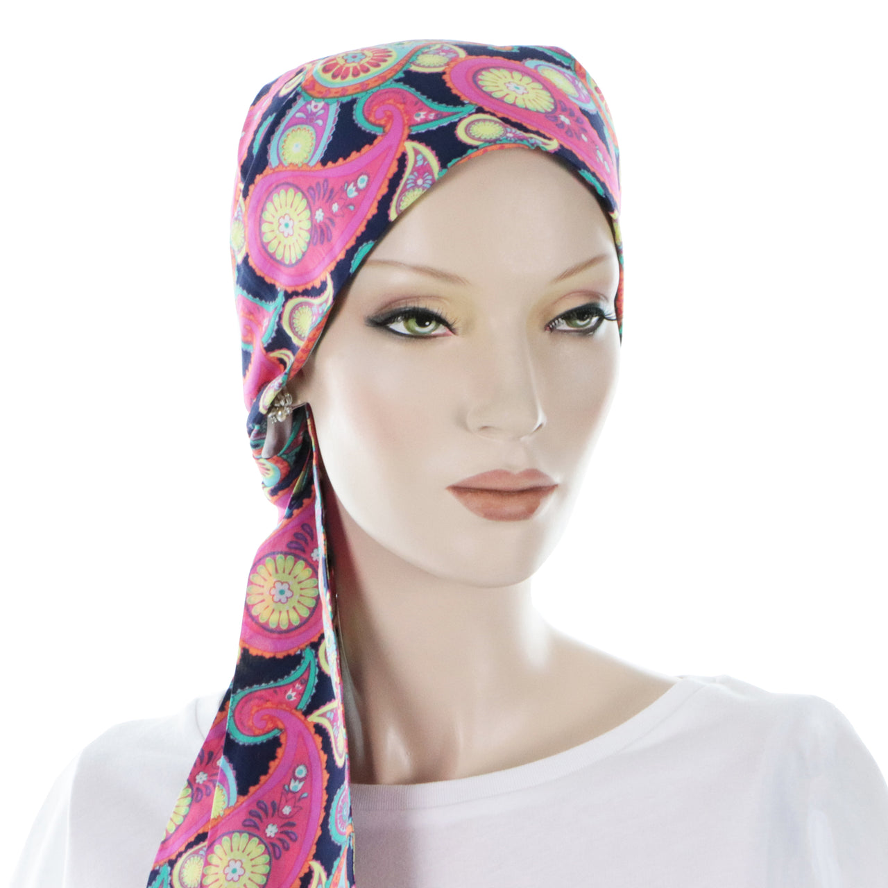 SJTJSPX Bonnet Turban Femme Chapeau Musulman ÉLastique Bonnet de Nuit  Croisé Bonnet Chimio Casquette de Perte de Cheveux Canc