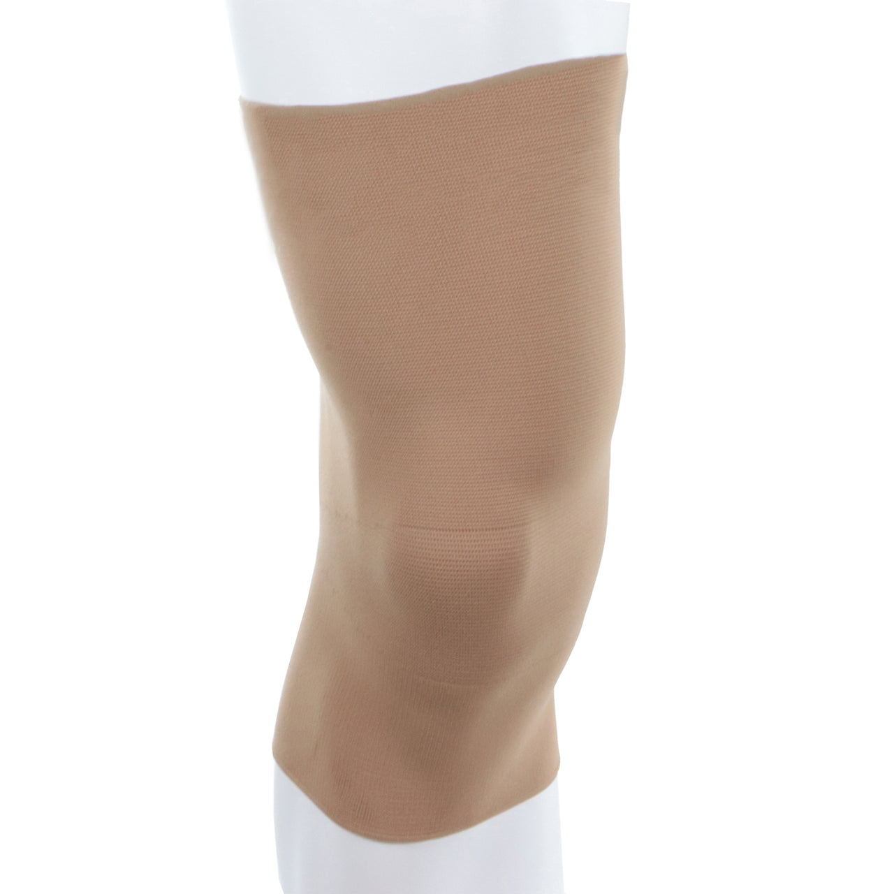 Genouillère De Compression Graduée Médicale Très Élastique Couleuir Beige Avec Bande Large À La Cuisse