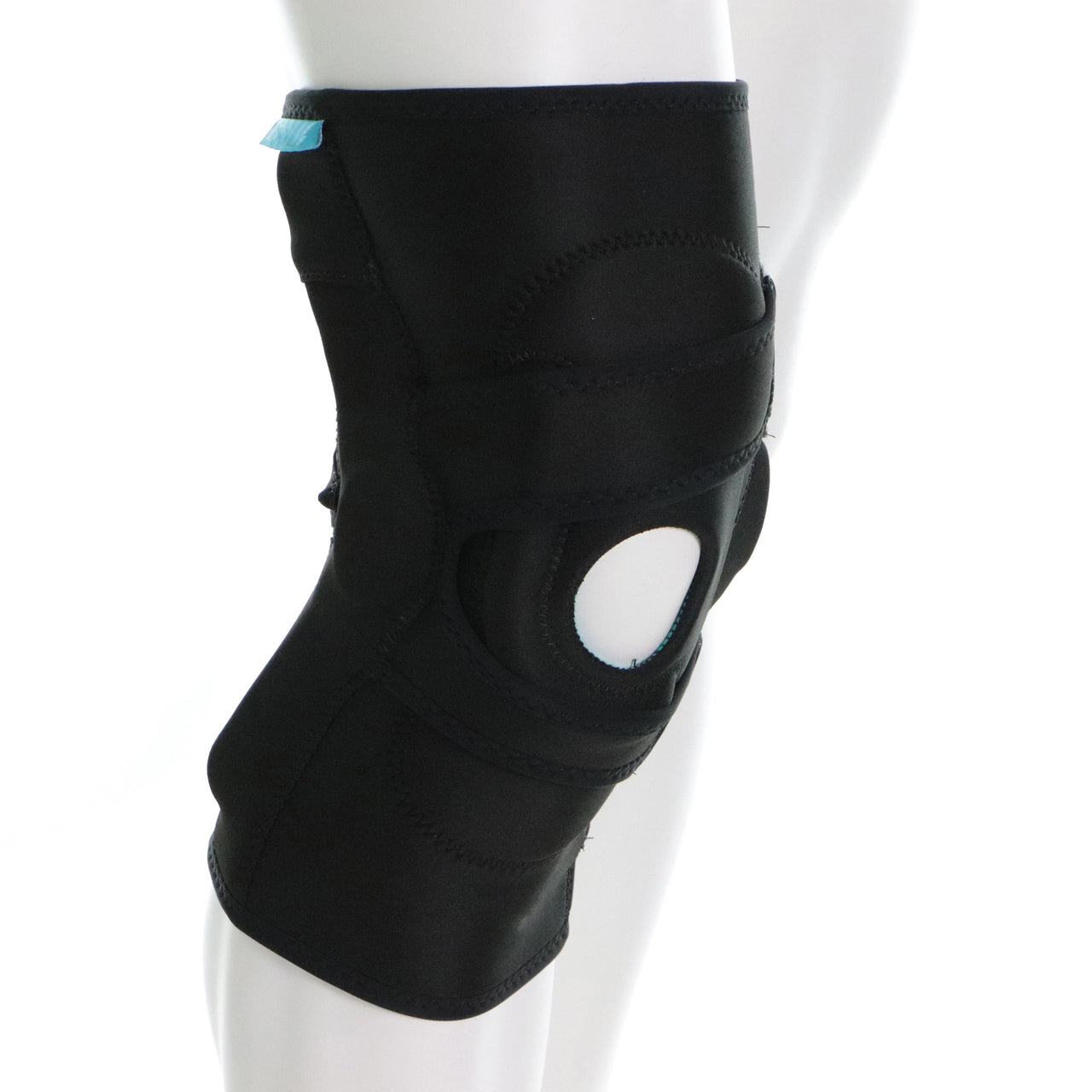 Genouillère Rotulienne Avec Support Pour Rotule En J Articulée Noire