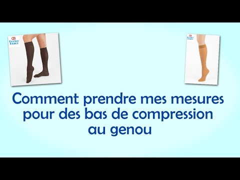 Vidéo: Apprendre Comment Faire La Prise Des Mesures Pour Des Bas De Compression Doctor Brace Au Mollet
