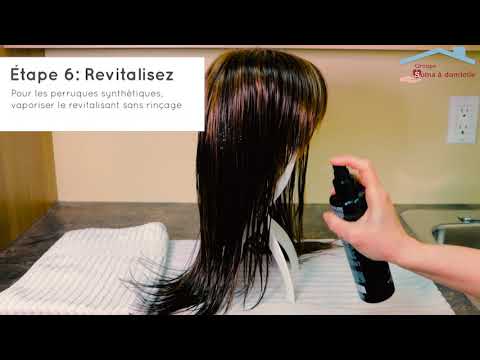 Vidéo D'information: Étapes Pour Bien Laver Une Perruque À Cheveux Synthétiques Ou Vrais Cheveux Pour Femme