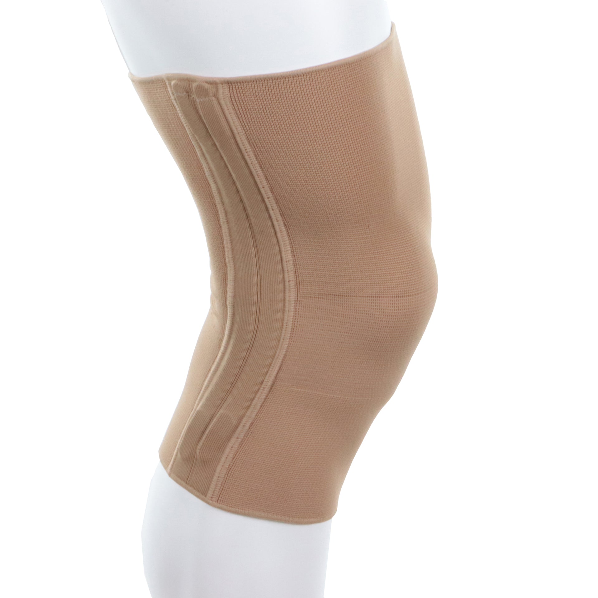 Genouillère en néoprène respirant avec stabilisateurs latéraux et coussinets en Genouillère en néoprène respirant avec stabilisateurs latéraux et coussinets en