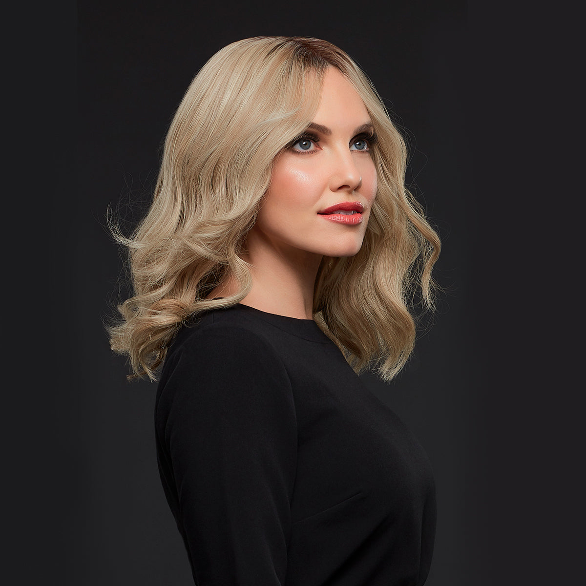 Perruque En Vrais Cheveux Remy Blonds Ondulés Bouclés Jon Renau Gwyneth