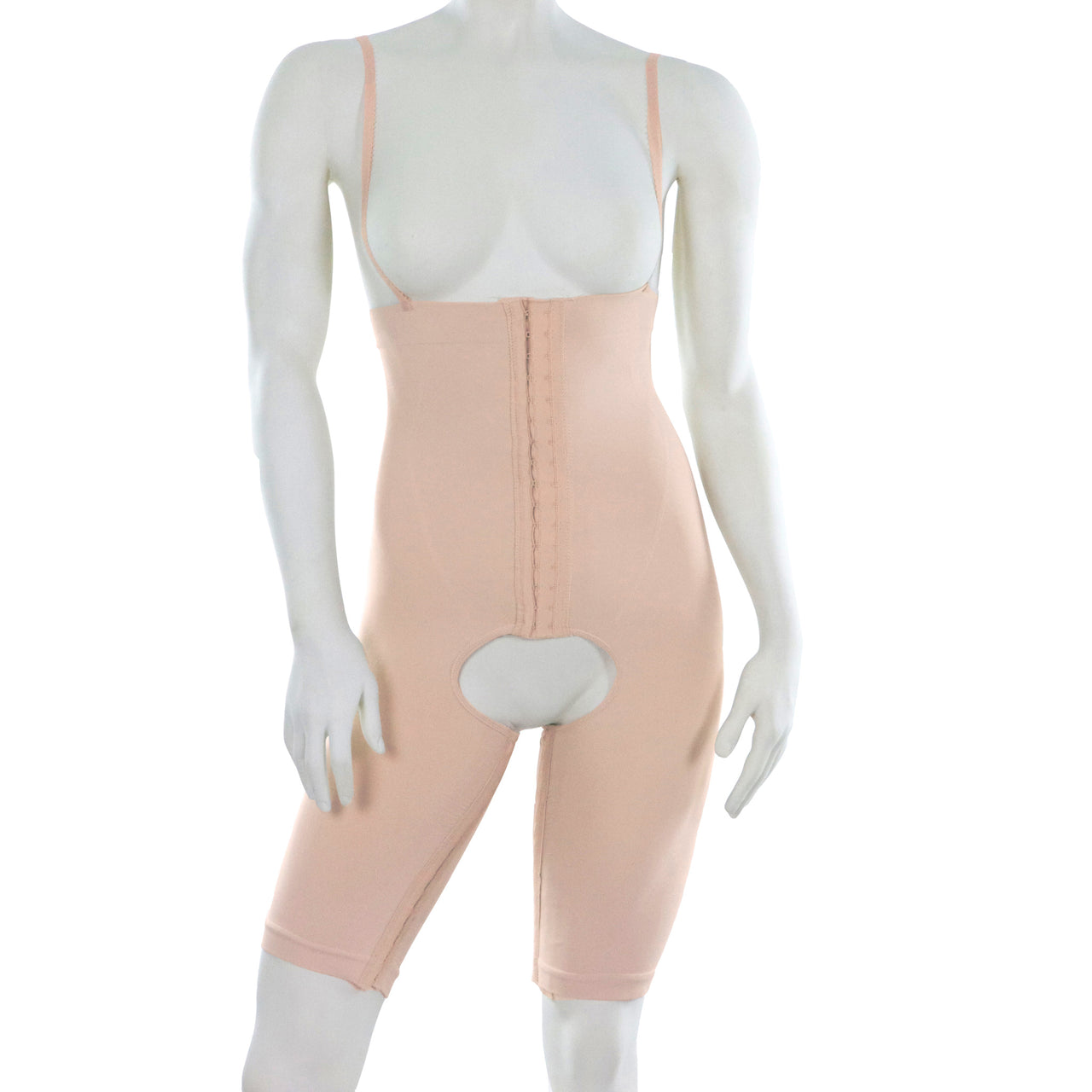 Vêtements De Compression Post Opératoires Beige Ajustables Style Combinaison Avec Pantalon Court